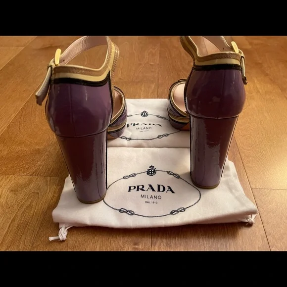 Prada ankle strap heels. Absolutely hard to find!!Never worn.